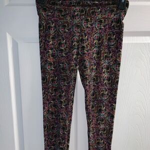 Abstract lularoe leggings